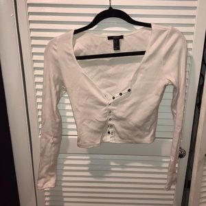 Long sleeve crop top